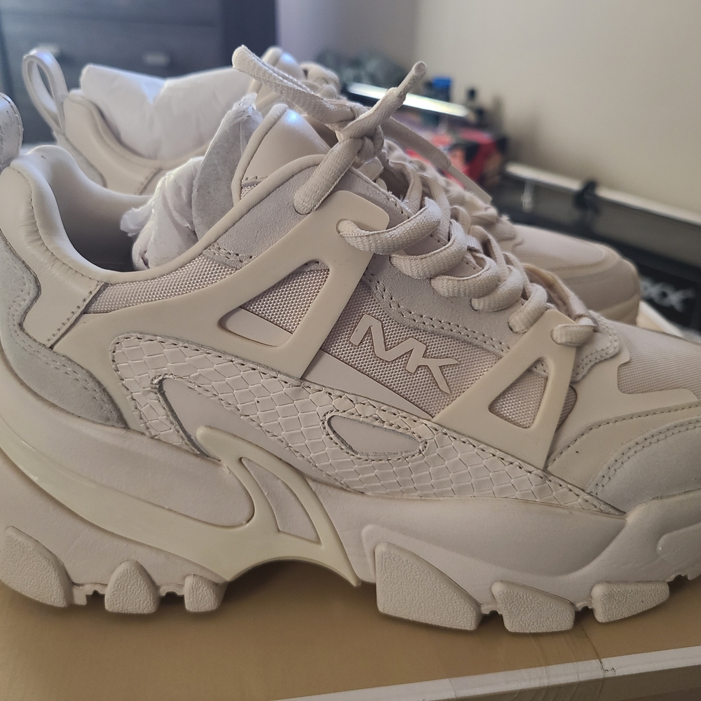 Michael Kors Mens White Sneakers